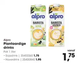 HANOS Alpro Plantaardige drinks aanbieding