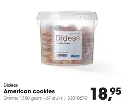HANOS Didess American cookies aanbieding