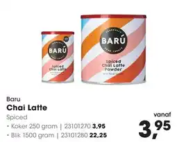 HANOS Baru Chai Latte aanbieding