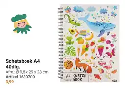 Lobbes Moxy Schetsboek A4 aanbieding