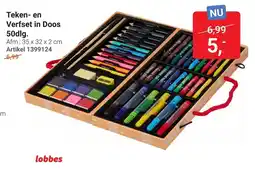 Lobbes lobbes Teken- en Verfset in Doos aanbieding