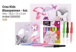 Lobbes Crea Kids Blaaspennen - 6st. aanbieding