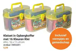 Lobbes Color Dough Kleiset in Opbergkoffer aanbieding