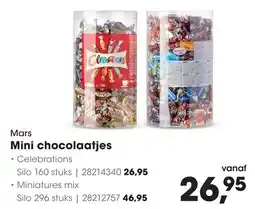 HANOS Mars Mini chocolaatjes aanbieding