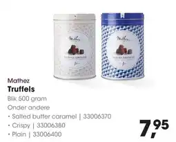 HANOS Mathez Truffels aanbieding