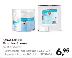 HANOS Hanos selektie mondverfrissers aanbieding