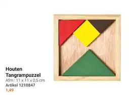 Lobbes Houten Tangram puzzel aanbieding