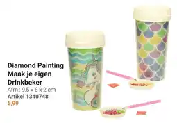 Lobbes Diamond Painting Maak je eigen Drinkbeker aanbieding