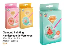 Lobbes Moxy Diamond Painting Handspiegeltje Versieren aanbieding