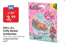 Lobbes SES L.O.L. Puffy Sticker Armbanden aanbieding