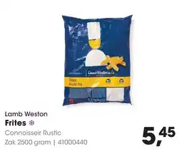HANOS Lamb Weston Frites Connoisseur Rustic aanbieding