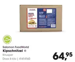 HANOS Salomon FoodWorld Kipschnitzel aanbieding