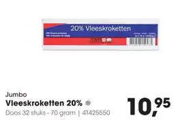 HANOS Jumbo Vleeskrketten 20% aanbieding