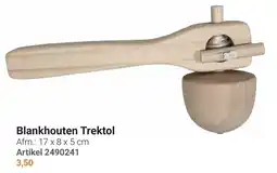 Lobbes Blankhouten Trektol aanbieding