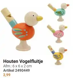 Lobbes Houten Vogelfluitje aanbieding