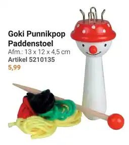 Lobbes Goki Punnikpop Paddenstoel aanbieding