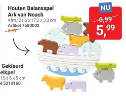 Lobbes Houten Balansspel Ark van Noach aanbieding