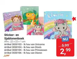 Lobbes Sticker- en Sjablonenboek aanbieding