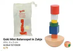 Lobbes Goki Mini Balansspel in Zakje aanbieding