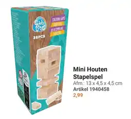 Lobbes Eddy toys Mini Houten Stapelspel aanbieding