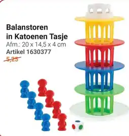 Lobbes Balanstoren in Katoenen Tasje aanbieding