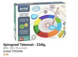 Lobbes Artist Spirograaf Tekenset aanbieding
