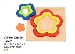 Lobbes Vormenpuzzel Bloem aanbieding