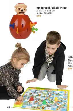 Lobbes Kinderspel Prik de Piraat aanbieding