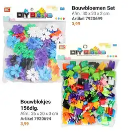 Lobbes DIY Blocks Bouwbloemen Set aanbieding