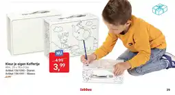 Lobbes lobbes Kleur je eigen Koffertje aanbieding