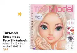 Lobbes TOPModel Dress me up Face Stickerboek aanbieding