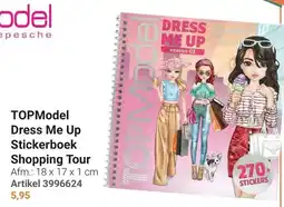 Lobbes TOPModel Dress Me Up Stickerboek Shopping Tour aanbieding