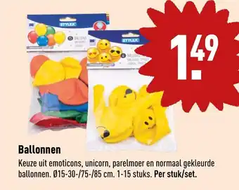 ALDI Ballonnen aanbieding