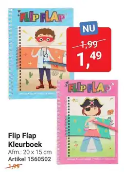 Lobbes Flip Flap Kleurboek aanbieding