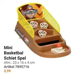 Lobbes Mini Basketball Schiet Spel aanbieding