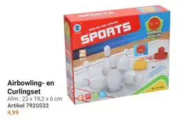 Lobbes Ya shun airbowling- en curlingset aanbieding