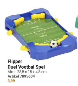 Lobbes Flipper Duel Voetbal Spel aanbieding