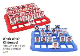 Lobbes Who's Who? Kinderspel aanbieding