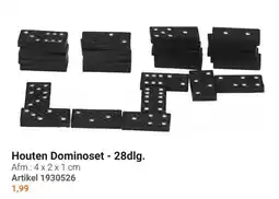 Lobbes Houten Dominoset aanbieding