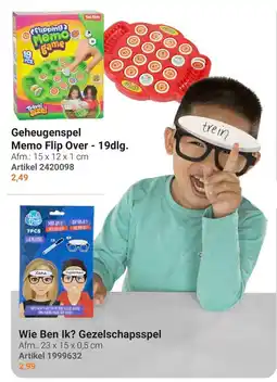 Lobbes Geheugenspel Memo Flip Over - 19dlg. aanbieding