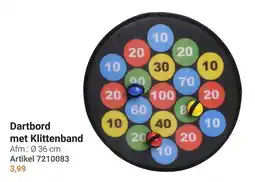 Lobbes Dartbord met Klittenband aanbieding