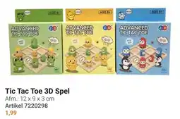 Lobbes Tic Tac Toe 3D Spel aanbieding