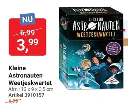 Lobbes Kleine Astronauten Weetjeskwartet aanbieding