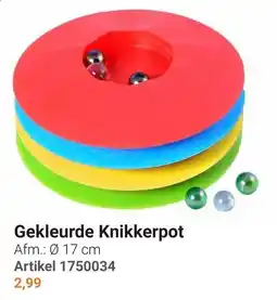Lobbes Gekleurde Knikkerpot aanbieding
