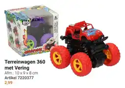 Lobbes Big Wheel Terreinwagen 360 met Vering aanbieding