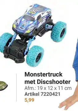 Lobbes Monstertruck met Discshooter aanbieding