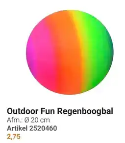 Lobbes Outdoor Fun Regenboogbal aanbieding