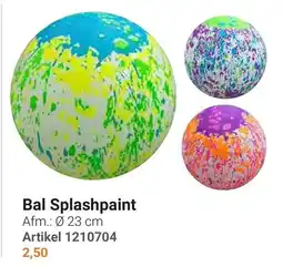 Lobbes Bal Splashpaint aanbieding