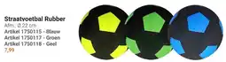Lobbes Straatvoetbal Rubber aanbieding