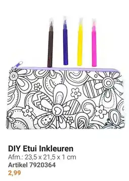Lobbes DIY Etui Inkleuren aanbieding